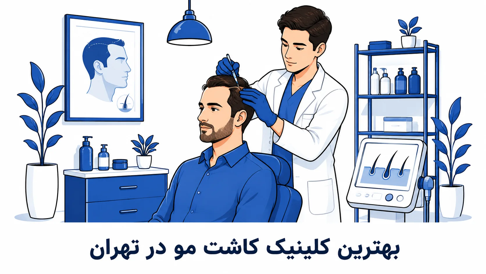 بهترین کلینیک کاشت مو در تهران