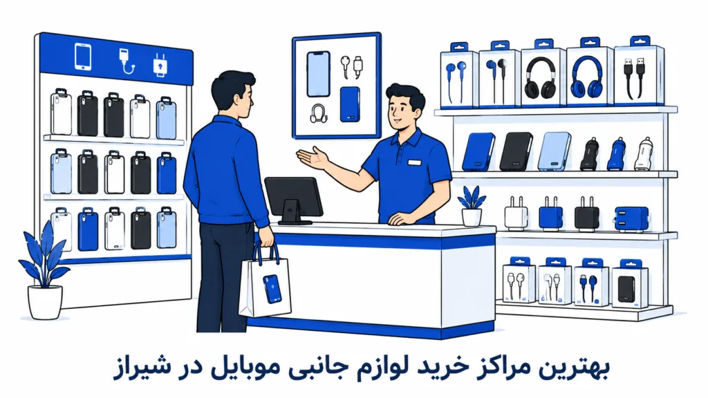 مراکز خرید لوازم جانبی موبایل در شیراز