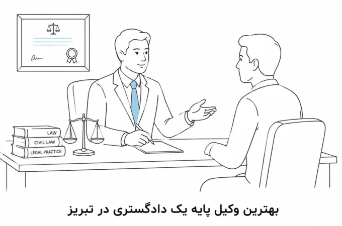 معرفی بهترین وکلای پایه یک دادگستری در تبریز وکیل پایه یک دادگستری در تبریز