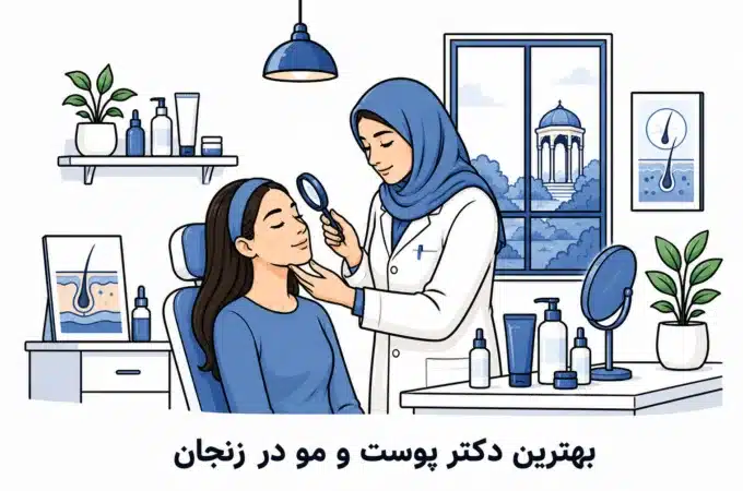 بهترین دکتر پوست و مو در زنجان (لیست ۱۰ متخصص برتر + آدرس) بهترین دکتر پوست و مو در زنجان