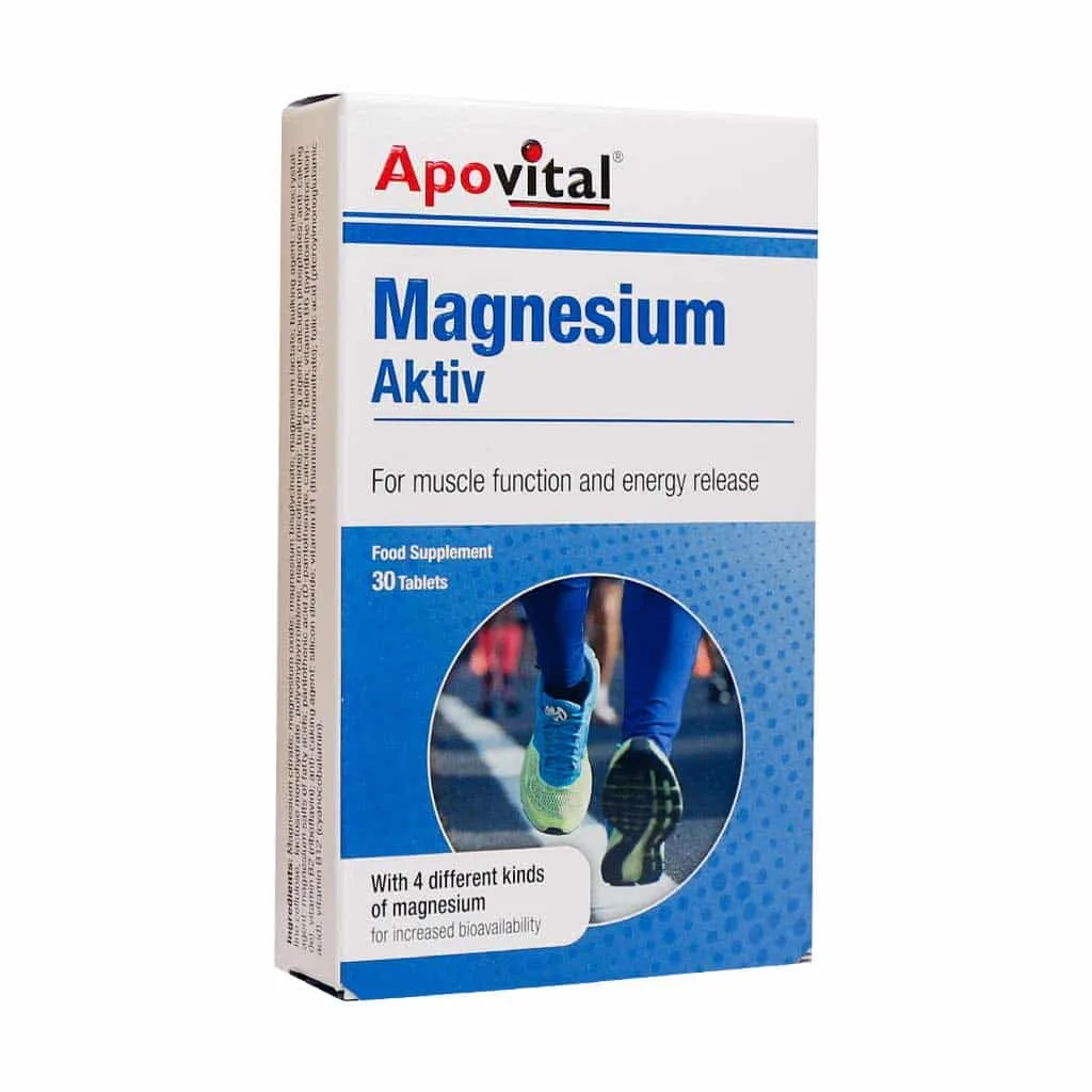 ۶. قرص منیزیم اکتیو آپوویتال (Magnesium Aktiv)