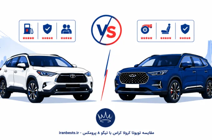 تویوتا کرولا کراس لخت و بی آپشن بخریم یا تیگو ۸ پرومکس؟