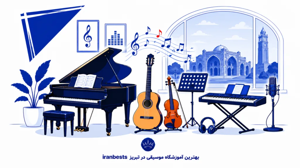 بهترین آموزشگاه موسیقی در تبریز ۱۴۰۵