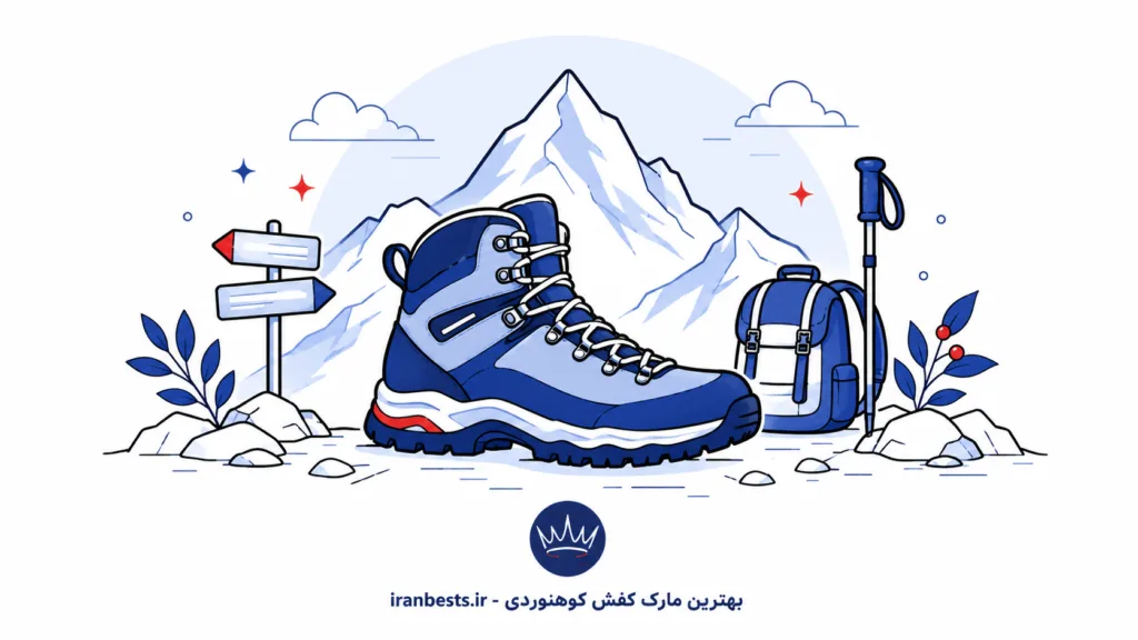 بهترین مارک کفش کوهنوردی در سال ۱۴۰۵ (ایرانی و خارجی) + راهنمای خرید The best brand of hiking shoes