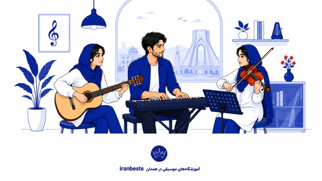 بهترین آموزشگاه های موسیقی در همدان (لیست ۱۴۰۵) آموزشگاه های موسیقی در همدان