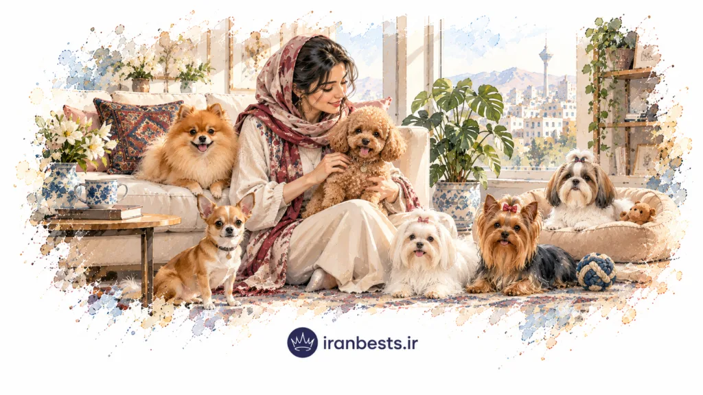بهترین نژاد سگ های عروسکی برای آپارتمان (راهنمای خرید ۱۴۰۵) بهترین نژاد سگ های عروسکی برای آپارتمان