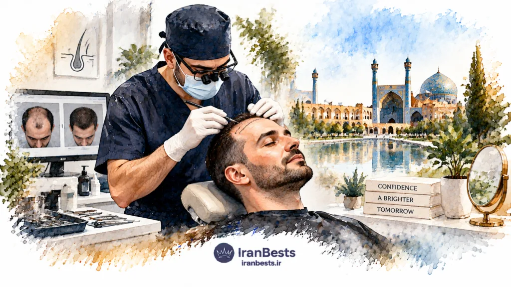 معرفی بهترین کلینیک کاشت مو در اصفهان + هزینه و شرایط اقساط Hair Transplant Clinic in Isfahan