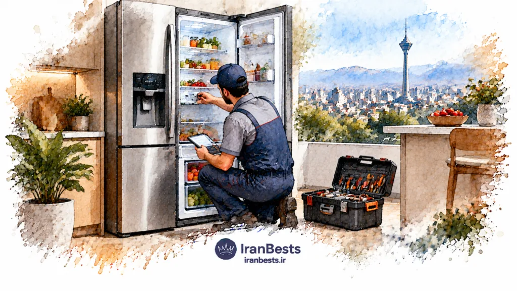 بهترین تعمیرگاه یخچال در تهران (معرفی ۱۳ مرکز مجاز + گارانتی تعمیر) The best refrigerator repair shop in Tehran