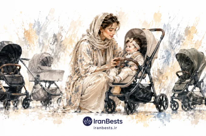 راهنمای خرید بهترین مارک کالسکه در سال ۱۴۰۵ | از دلیجان تا جویی The best stroller brand