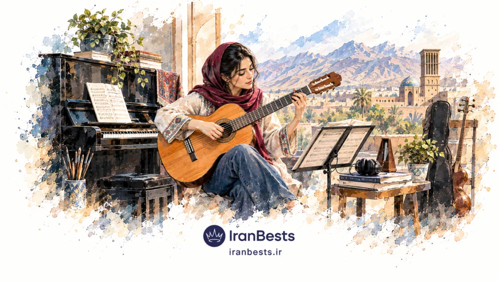 معرفی بهترین آموزشگاه موسیقی در کرمان (لیست آپدیت ۱۴۰۵) آموزشگاه موسیقی کرمان
