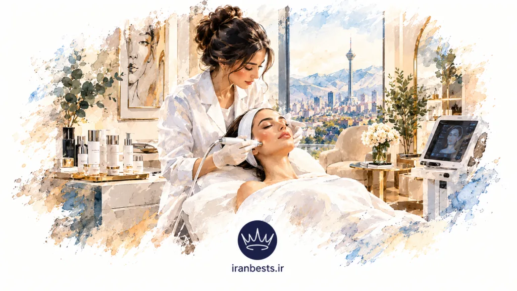 راهنمای جامع انتخاب بهترین کلینیک زیبایی تهران (بررسی ۱۰ مرکز معتبر) بهترین کلینیک زیبایی تهران