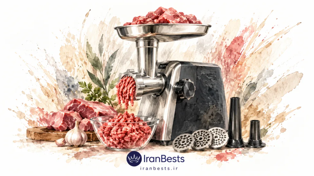 بهترین مارک چرخ گوشت کدام است؟ | نقد و بررسی ۱۱ مدل برتر بازار (۱۴۰۵) چرخ گوشت
