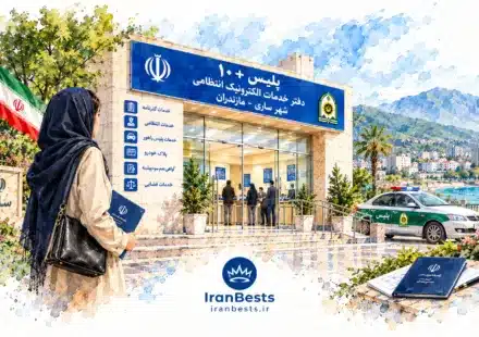 لیست دفاتر پلیس +۱۰ ساری و مازندران