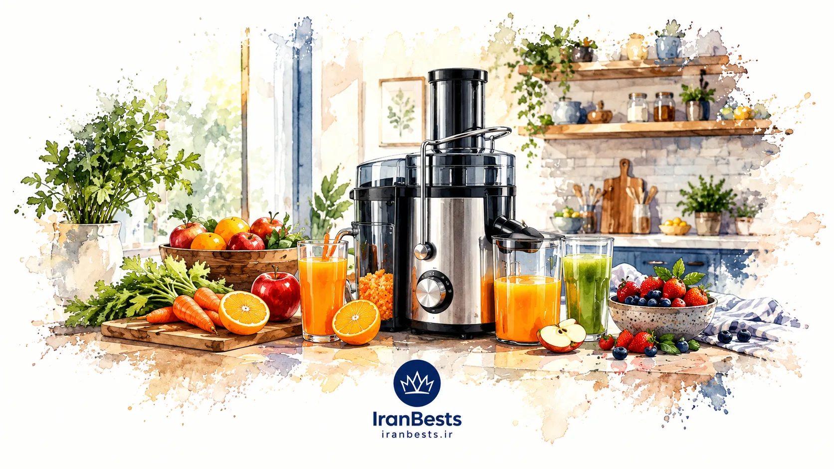 Foreign and Iranian brands of 4-in-1 juicers