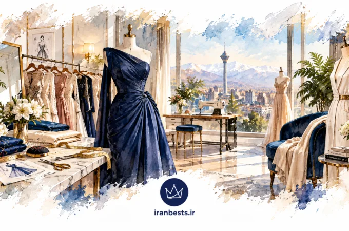 راهنمای انتخاب بهترین مزون لباس مجلسی در تهران (معرفی ۹ مزون برتر) The Best Women's Formal Wear Atelier in Tehran