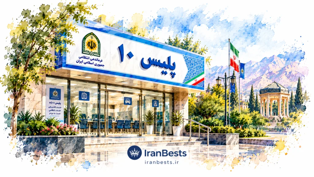 لیست کامل دفاتر پلیس +۱۰ شیراز؛ آدرس، تلفن و راهنمای نزدیکترین شعبه Complete list of Police +10 offices in Shiraz