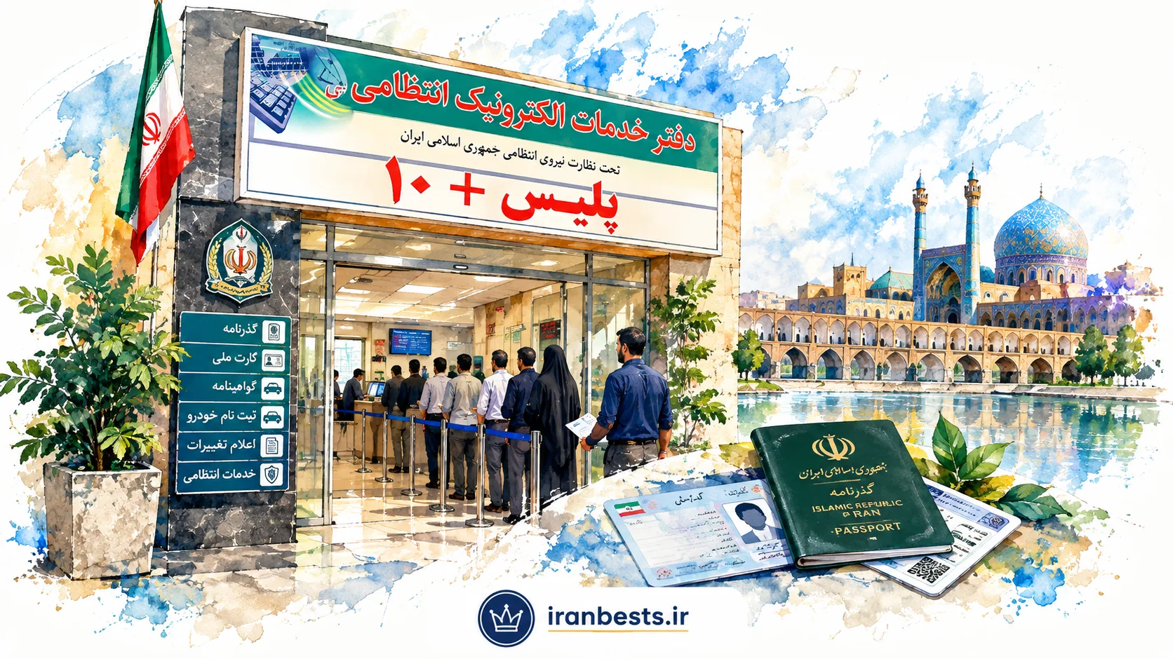 دفاتر پلیس +10 اصفهان