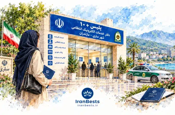 لیست دفاتر پلیس +۱۰ ساری و مازندران